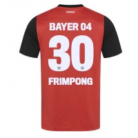 Dres Bayer Leverkusen Jeremie Frimpong #30 Domáci 2024-25 Krátky Rukáv